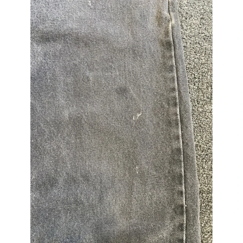 Vintage Levi's 560 Orange Tab Jeans Gray Mens 36x30 Loose Fit Tapered Leg USA